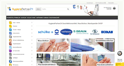 Desktop Screenshot of hygienepartner24.de